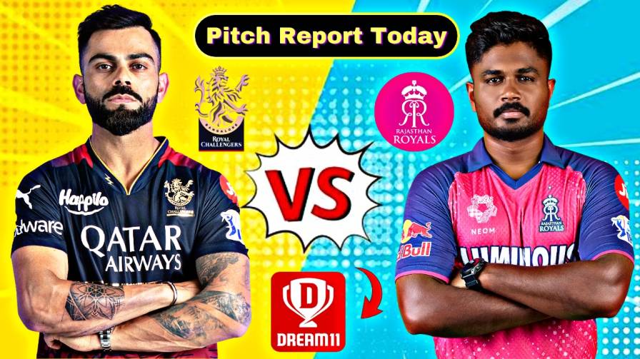 RR Vs RCB Pitch Report Hindi