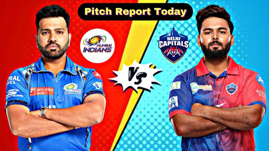 MI Vs DC Pitch Report Hindi