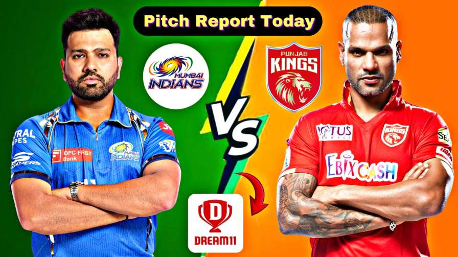 PBKS Vs MI Pitch Report Hindi