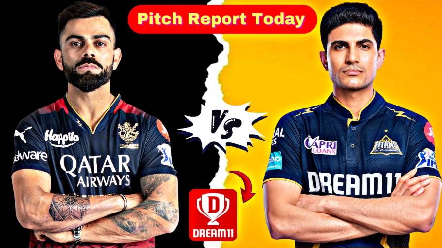 GT Vs RCB Pitch Report Hindi