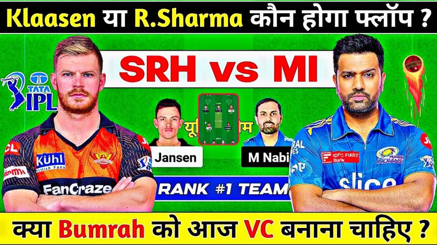 MI Vs SRH Dream11 Prediction Today