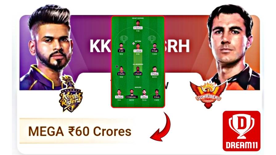 KKR Vs SRH Dream11 Prediction Today